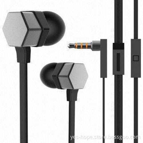 China earphones manufacturing new metal earphone